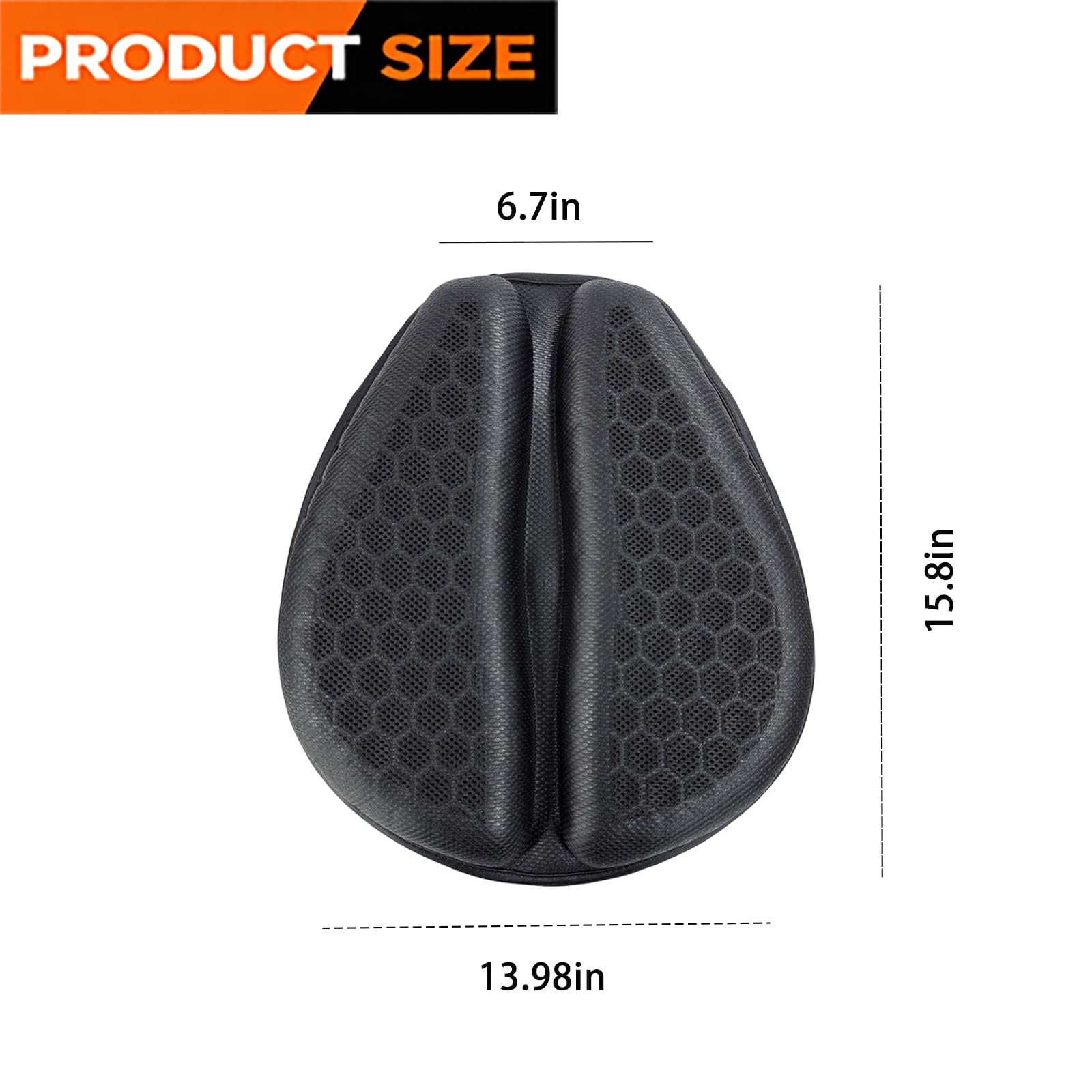 Amazon.com: Duzhiyie Motorcycle Gel Seat Cushion Compatible with