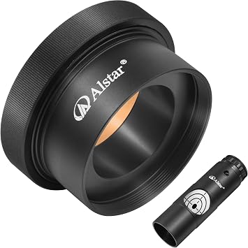 Alstar 2" to 1.25" Telescope II Eyepiece Adapter - Bundle with - Alignment 1.25" Laser Collimator
