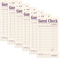 Vista 32 de Paquete de 6 Libros de Comandas para Meseros, Blocs de Notas para Servidores, Talonario de Comandas, Bloc de Notas para Meseras para Restaurantes