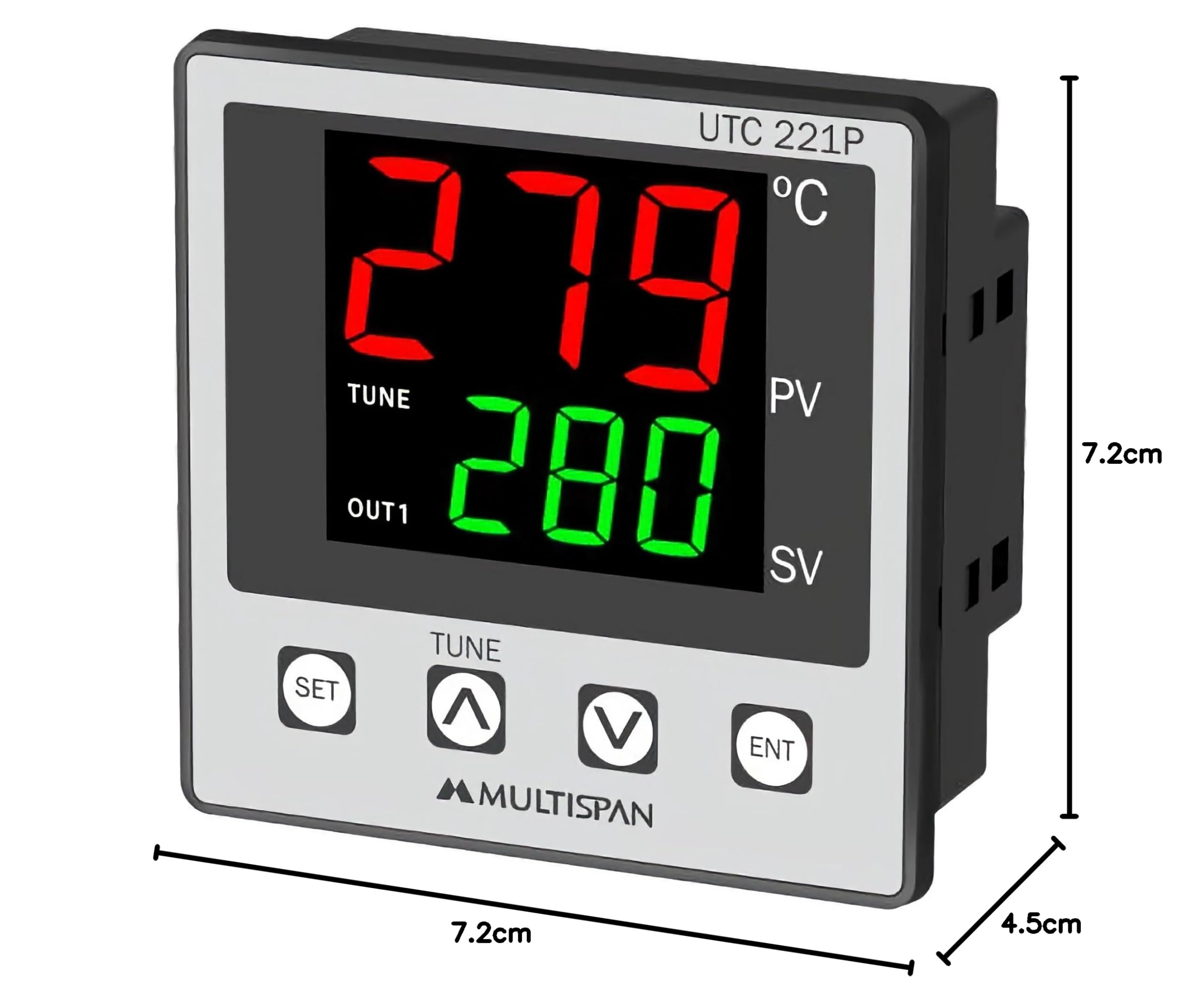Multispan UTC-221P Double Display PID Digital Temperature