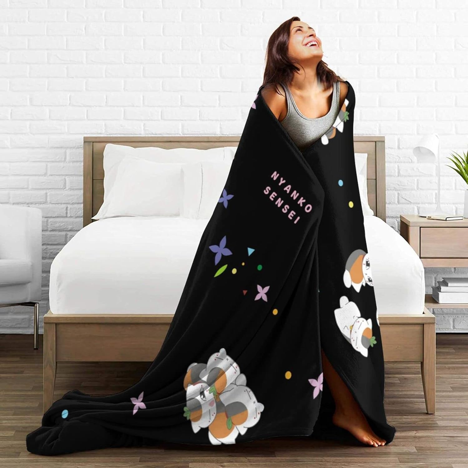 夏目友人帳 ニャンコ先生 寝具 毛布 敷きパット 着る毛布 なりきり