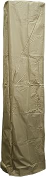 AZ Patio HVD-SGTCV-T Heavy Duty Waterproof Square Glass Tube Heater Cover-92-Tan, 92"
