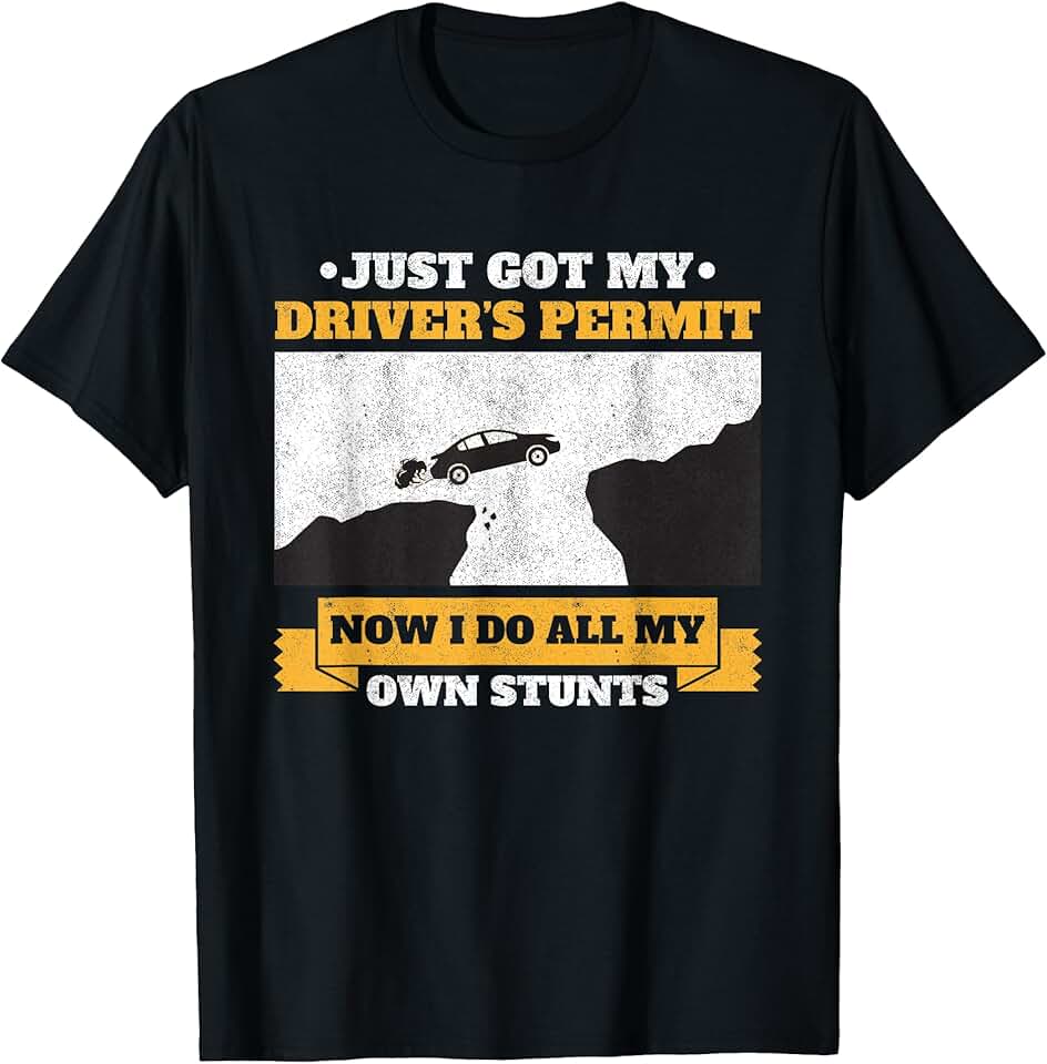 Teen driver permit t-shirt