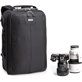 thinkTANKphoto 004834 Sink Tank Photo Camera Backpack, Airport Essentials 3.9 gal 14.1 L, Laptop Storage Capable, Black