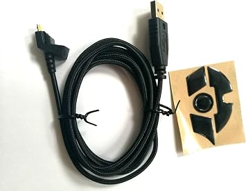 USB Mouse Cable with Mouse Feet for Razer Naga Epic Chroma MMO Gaming Mouse