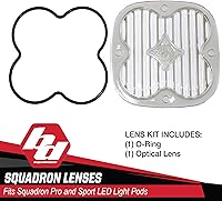 Vista 3 de Baja Designs Kit de lentes para Squadron Pro y Sport LED - Lente óptica con junta tórica de silicona, fácil instalación, impermeable, a prueba