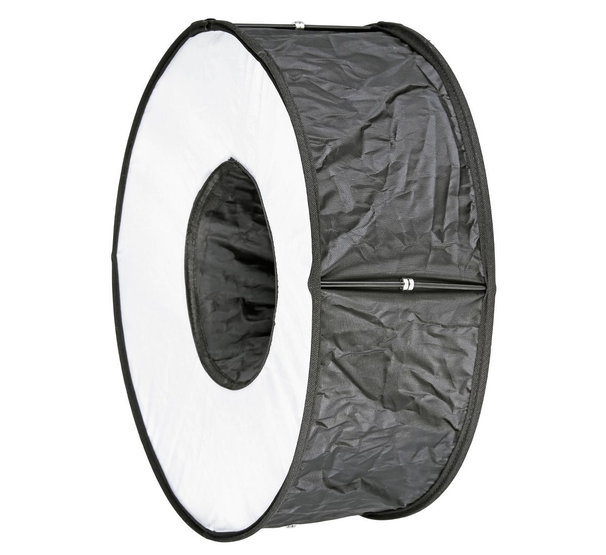 Faltbarer Ringblitz-Diffusor aus Stoff für Aufsteckblitz/Speedlite 43cm Ø