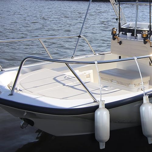 Miniatura 5 de Seachoice - Kit de guardabarros de barco acanalado de doble ojo, incluye un par de líneas de guardabarros MFP, varios tamañoscolores