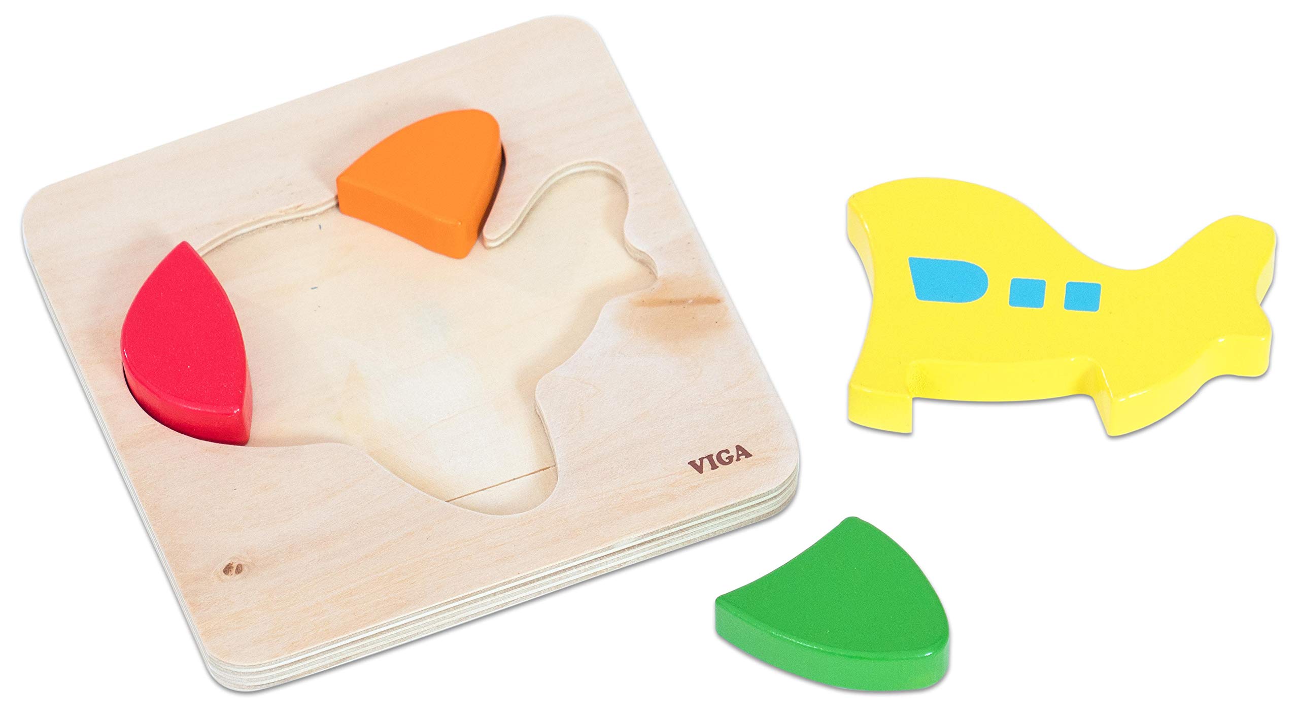 VIGAtoys Puzzel-Vliegtuig-Klein 1, Multi-Coloured