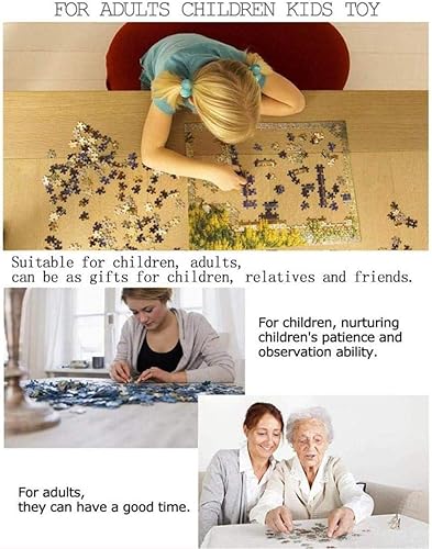 Miniatura 5 de Vista vertical de un campo de golf California 1000 piezas rompecabezas de madera DIY niños rompecabezas educativo descompresión regalo juegos