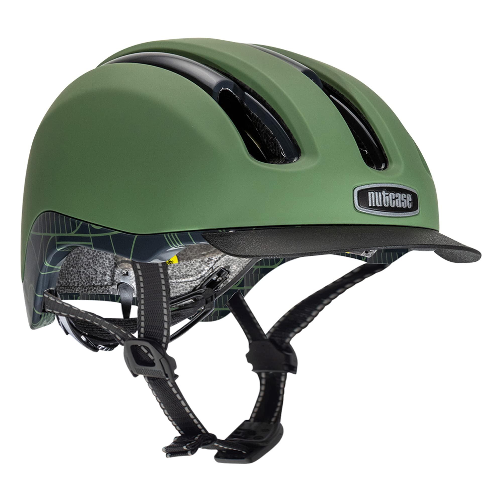 Nutcase VIO Adventure X-Large-Bahous Green Helmets Adult Unisex : Automotive