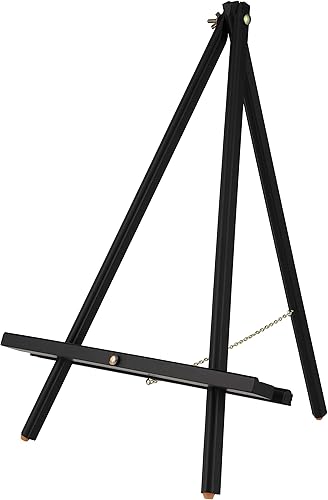 Miniatura 8 de Creative Mark Thrifty - Caballete de madera para pintar una sola unidad, peso ligero duradero, ángulo ajustable para dibujar y pintar, acabado