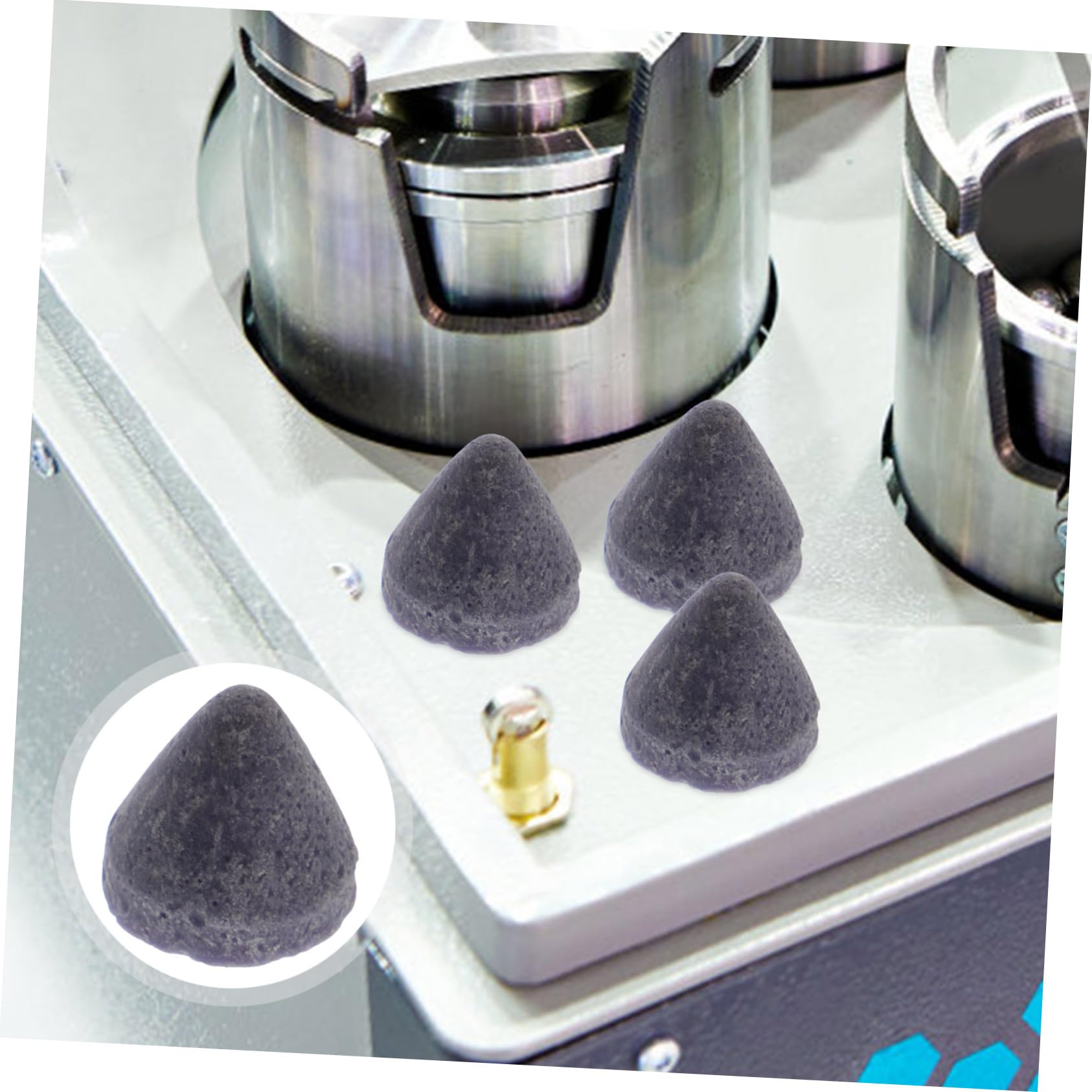3stücke Vibrationspoliermaschine Mit Resin-schleifmitteln Poliermittel Für Gleichmäßige Oberflächenbearbeitung Geeignet Für Mittleres Und Reparatur-polieren