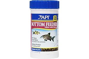 API Bottom Feeder Pellets with Shrimp - Essential Nutrition for Bottom-Dwelling Fish
