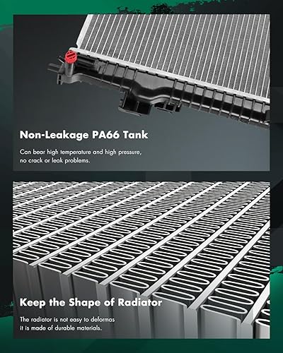 Vista 694 de SCITOO Reemplazo completo del radiador de aluminio para 1993-1998 para Toyota para T100 2.7L 3.0L 3.4L 2090 Radiador