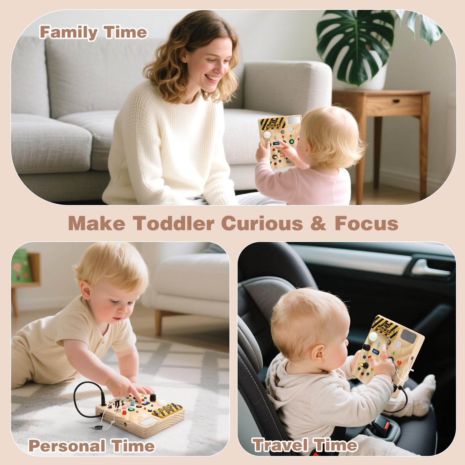 Montessori Busy Board 2 Year Old