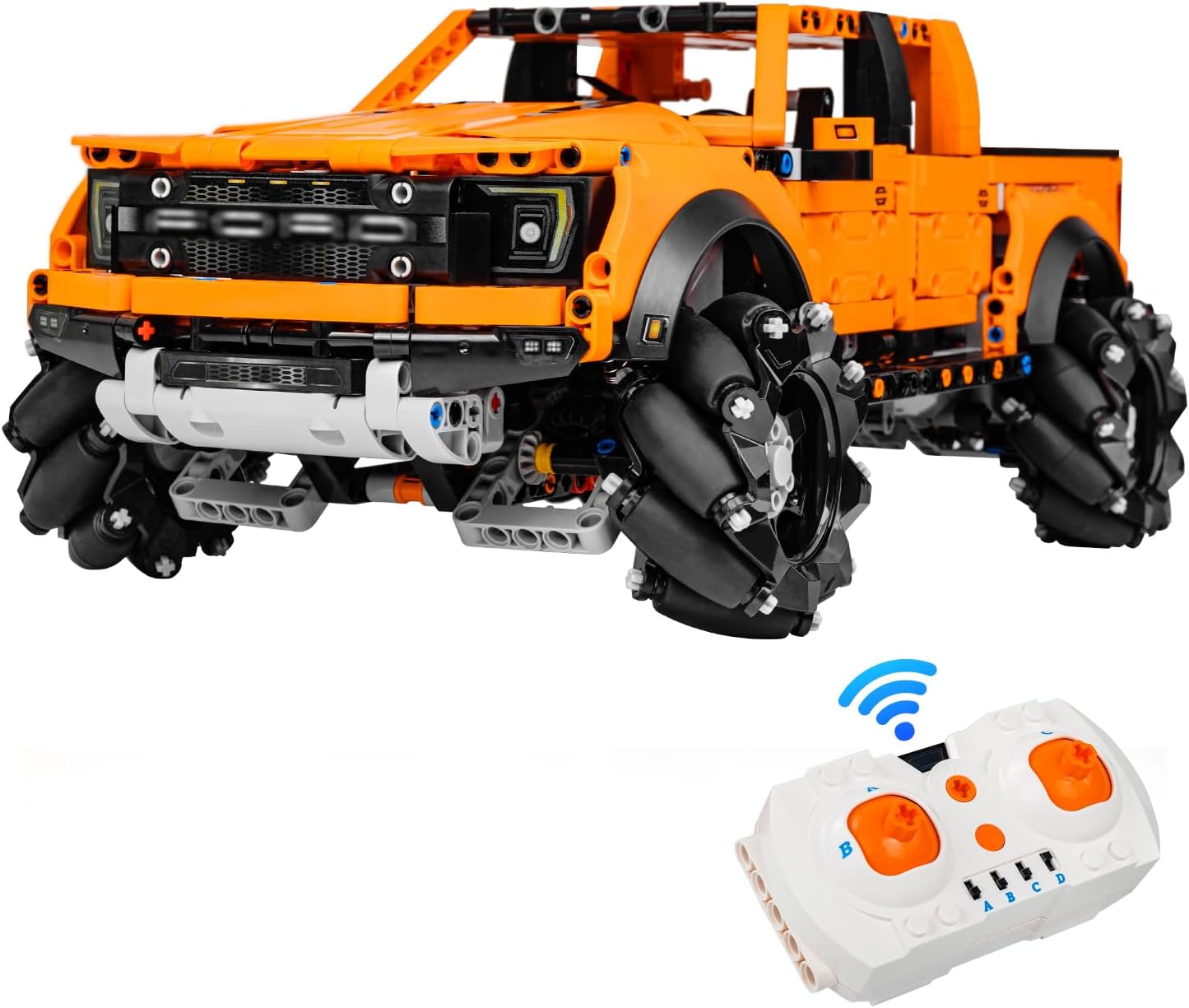 UNCLE BRICK Raptor Pickup F150 Remote Control Car,Build