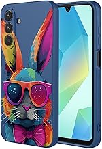 BORYA Silicone Case for Samsung Galaxy A17 5G/4G, Shockproof Soft Silky Very Thin Premium TPU Cover, Stylish Simple Cute Pattern Case, Anti-Scratch Microfiber Fabric, P6