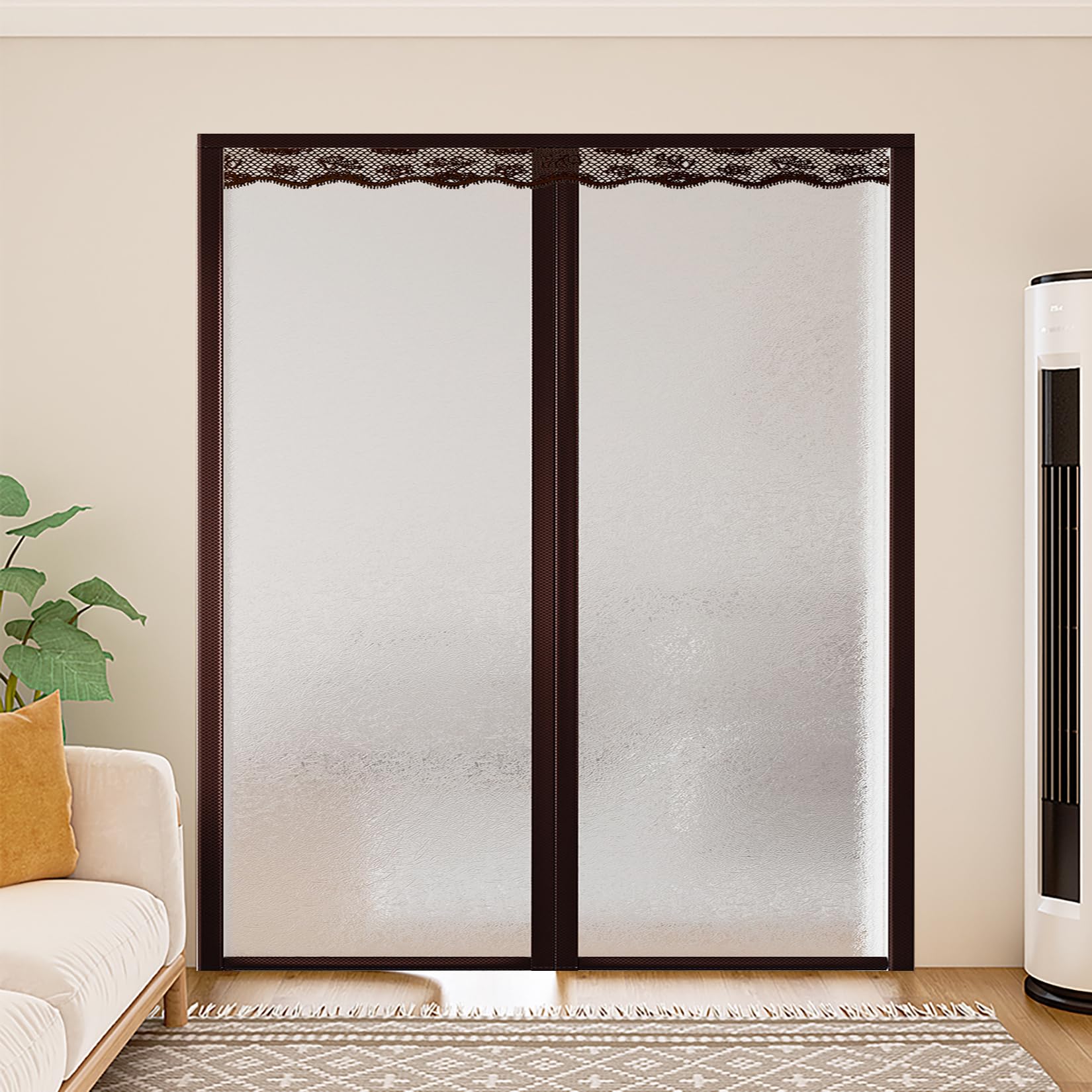 Rideau de porte isolant thermique idéal pour profiter de votre terrasse en hiver