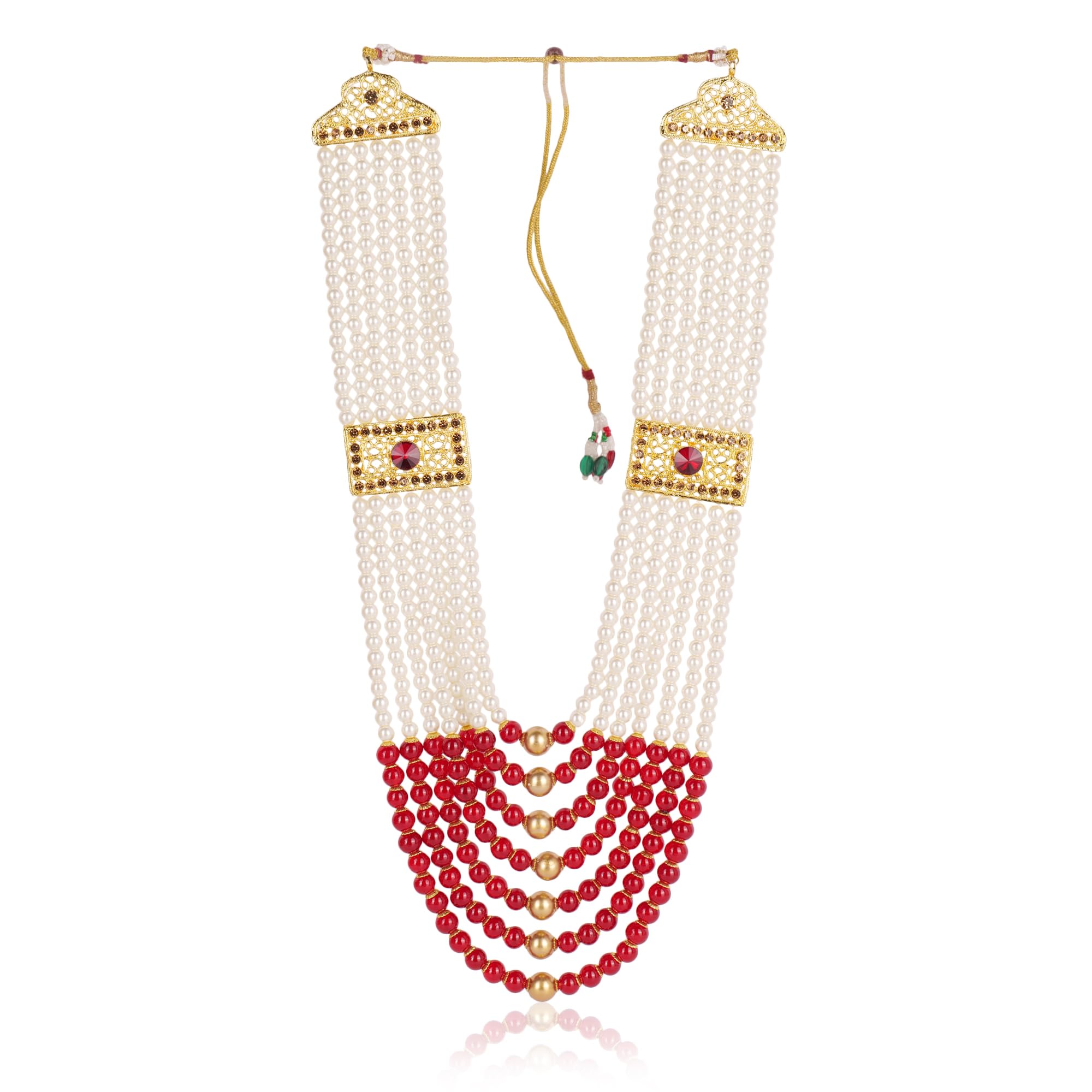 Jiyanshi Fashion Dulha groom sherwani Necklace/Moti Mala for Men for wedding | Groom Mala…… (B0CG1C8DMN) Amazon Price History, Amazon Price Tracker