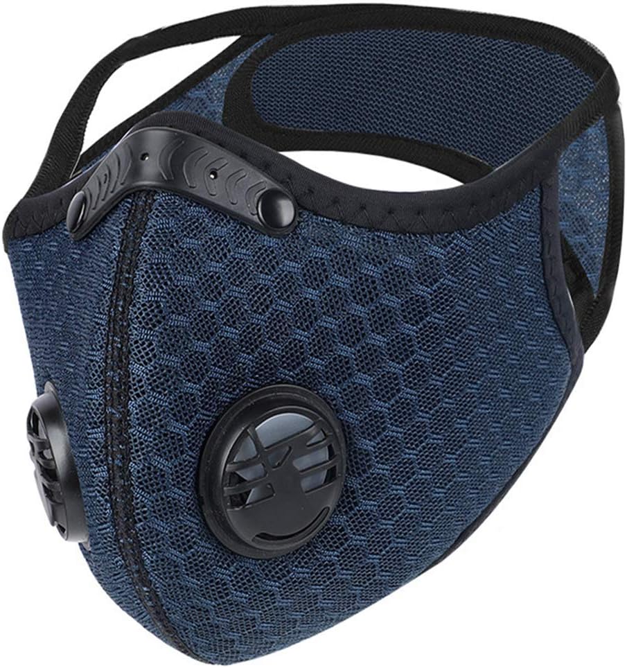 Dulzod Dust Masks Veil Reusable Carbon Activated Filters Black Cloth Face mask Carbon Filter face mask…