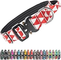 Vista 50 de TSPRO Collares Premium para Perros Collar Táctico para Perro con Parche y Hebilla de Metal de Liberación Rápida de Servicio Pesado Duradero Grueso