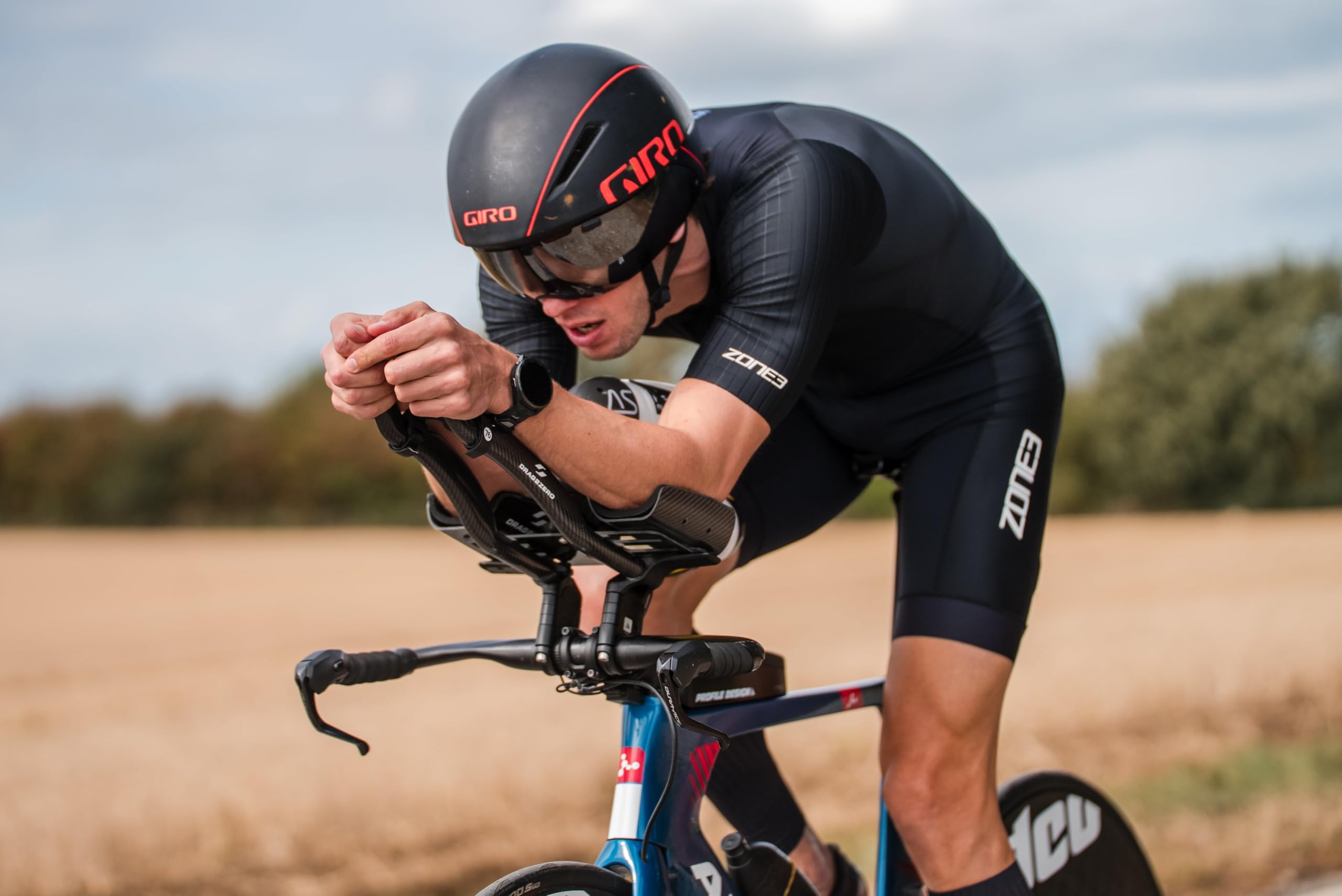 ZONE3 Activate+ - Tuta da Uomo a Maniche Corte, Monopezzo per Triathlon e Gara