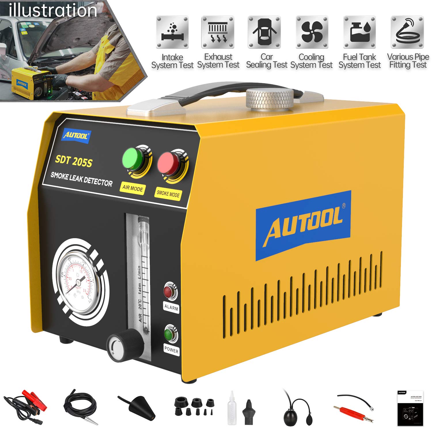 Buy Car Smoke Leak Detector for Automotive EVAP System, Fuel Pipe Leak