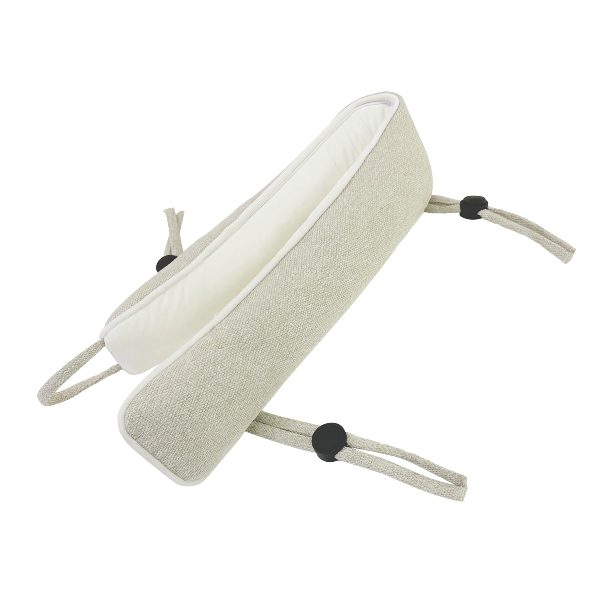 Under Door Draft Stoppers 36 Inches - Weighted Under Door Cold Air/Breeze/Noise Blocker - Guard Block Cold Air for Bottom of Sliding Doors - Beige