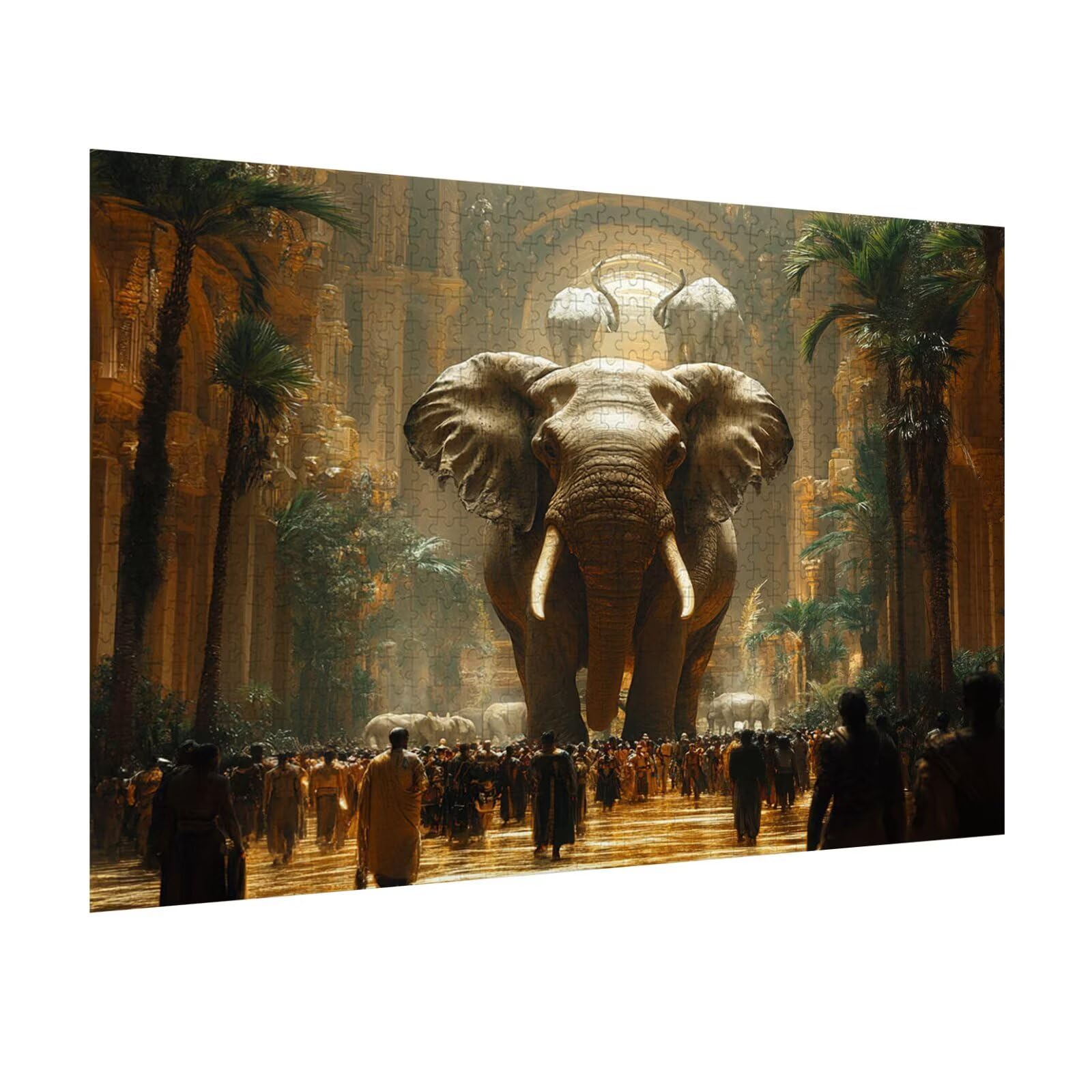 Puzzle 6000 Pezzi Elefanti Puzzle Classici per Gioco Familiare, n-89 | Impossibile Puzzles, Intrattenimento Creativo, Rilassamento Intelligence, Regalo per Amore e Amico, Decorazioni Casa, Animali
