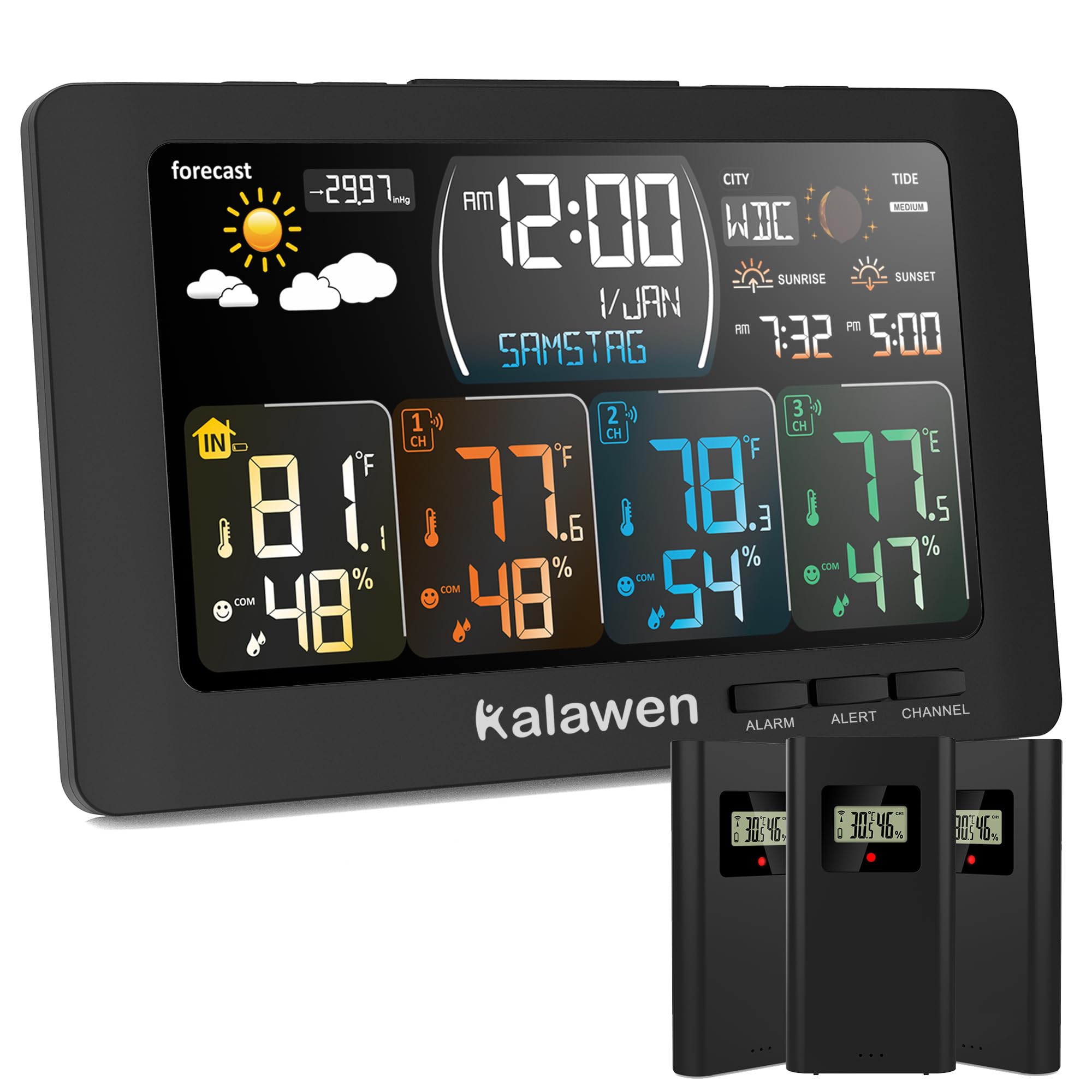 La Crosse Technology - LW3101 Wifi weerstation met 3 dagen voorspelling - zilver