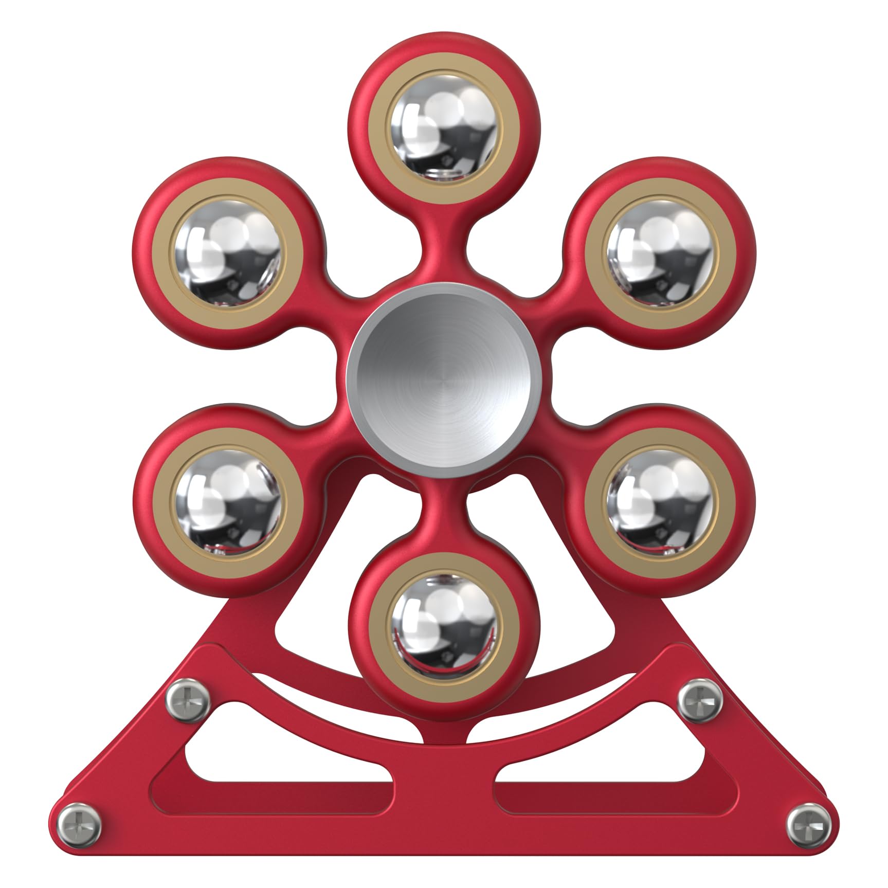 Desk Toys for Fidget Ferris-Wheel Spinner: 4mins Metal Cool-Gadgets Kinetic-Toy, Cool-Stuff for Kid Children Teen Adult EDC-Toy, ADHD Tools Stress Relief for Office Home School Men Woman Christmas