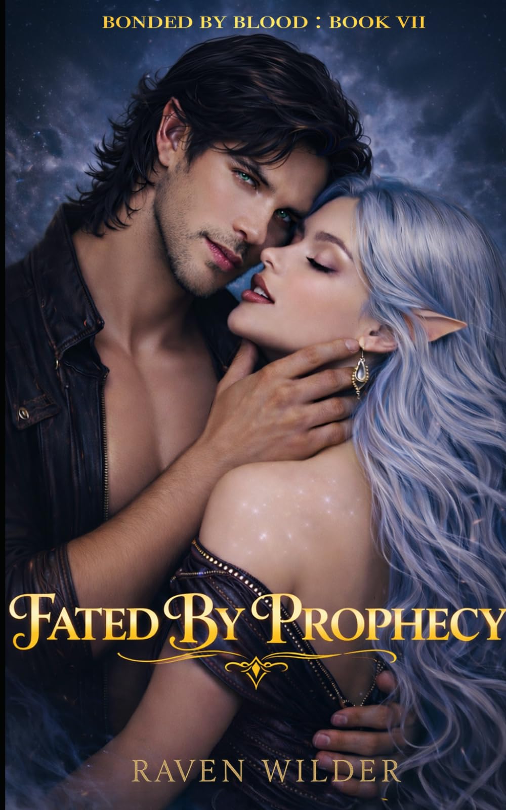 Fated By Prophecy: A Grumpy Shadow Fae × Anxious Prophet Fated Mates Romance (Bonded By Blood)