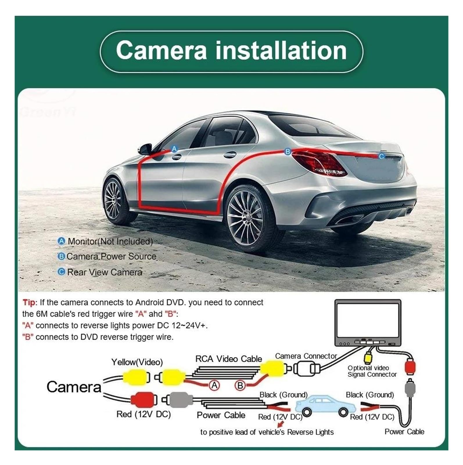Kamera cofania samochodowa kamera cofania CVBS AHD720P 1080P zapasowa pomoc cofania pojazdu noktowizyjne zamiennik dla kamer cofania Peugeot 408 2017 kamera cofania (AHD720P) (AHD1080P)