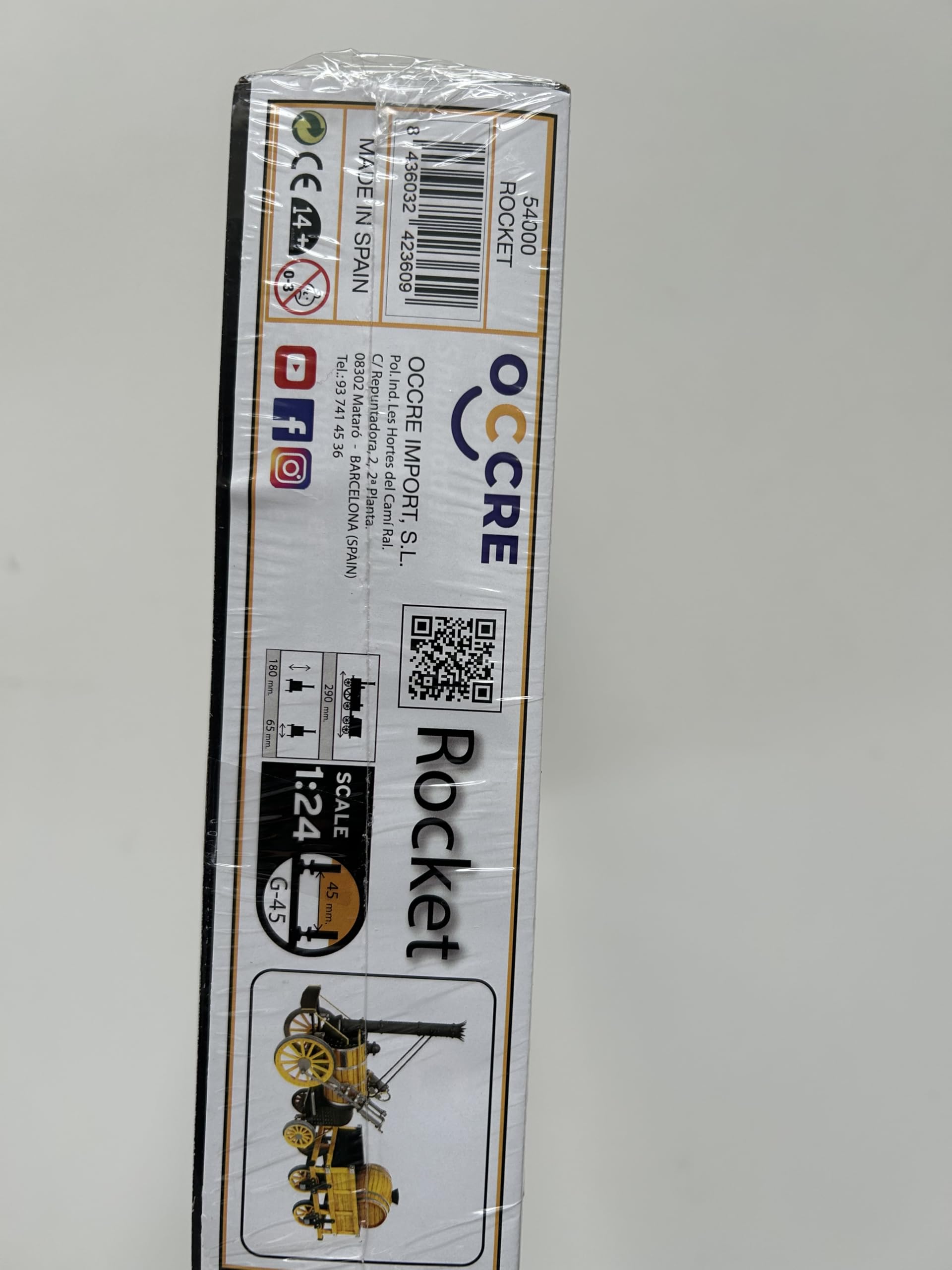Occre 54000 Dampflok Rocket von Robert Stephenson Spur G