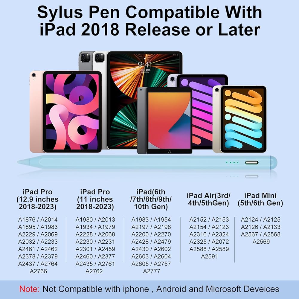Amazon.com: Stylus Pen for iPad 9th&10th Generation, Apple