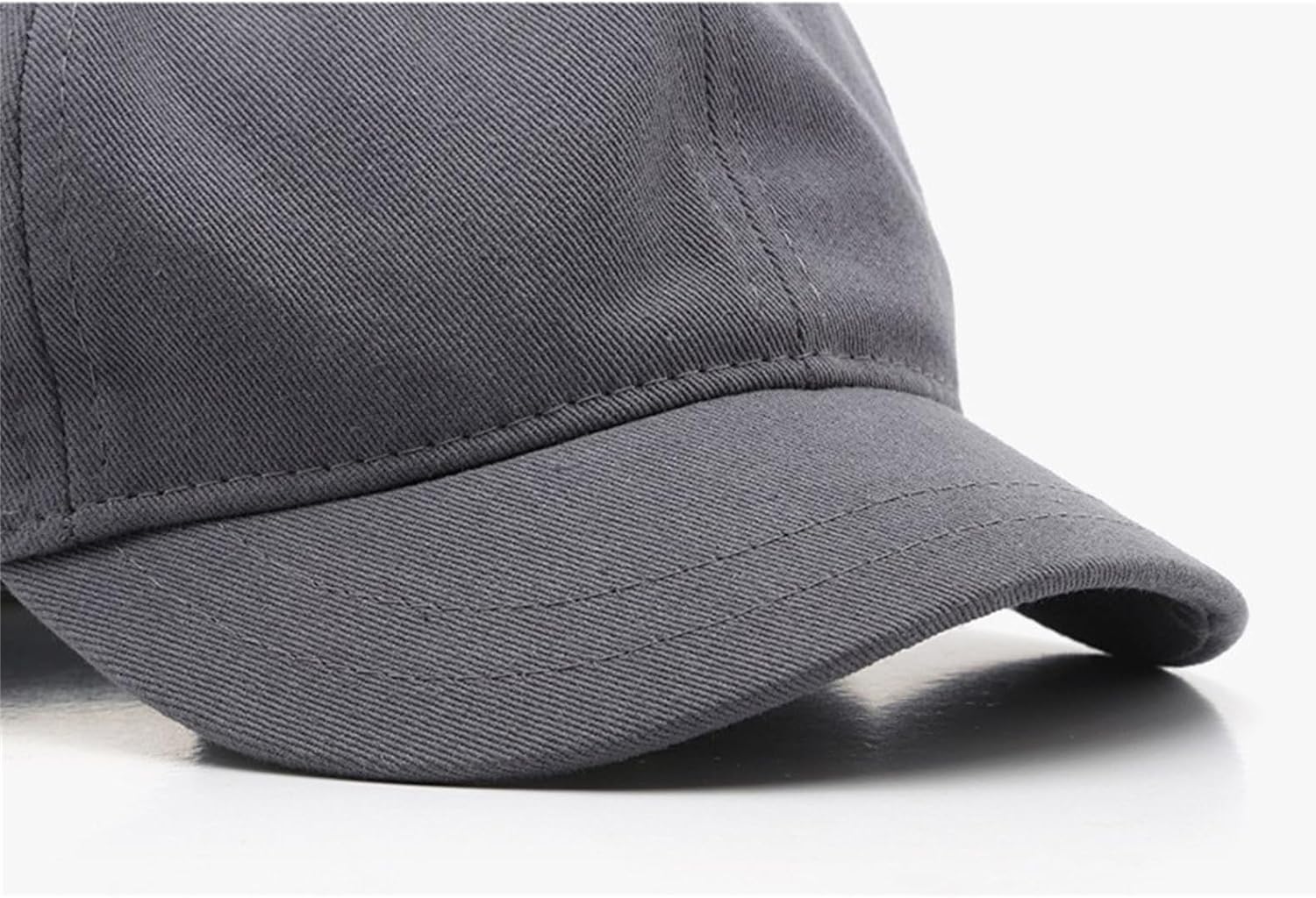 Short Brim Unconstructed Soft Cotton Plain Baseball Cap Adjustable Washed Low Profile Dad Hat for Men Women - Image 8
