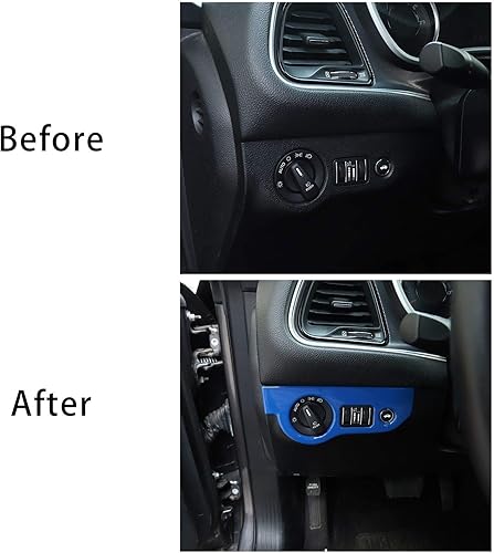 Vista 54 de Voodonala Interruptor de botón de control para Challenger Charger para Dodge Challenger 2015-2025+ Dodge Challenger, accesorios interiores para Rojo