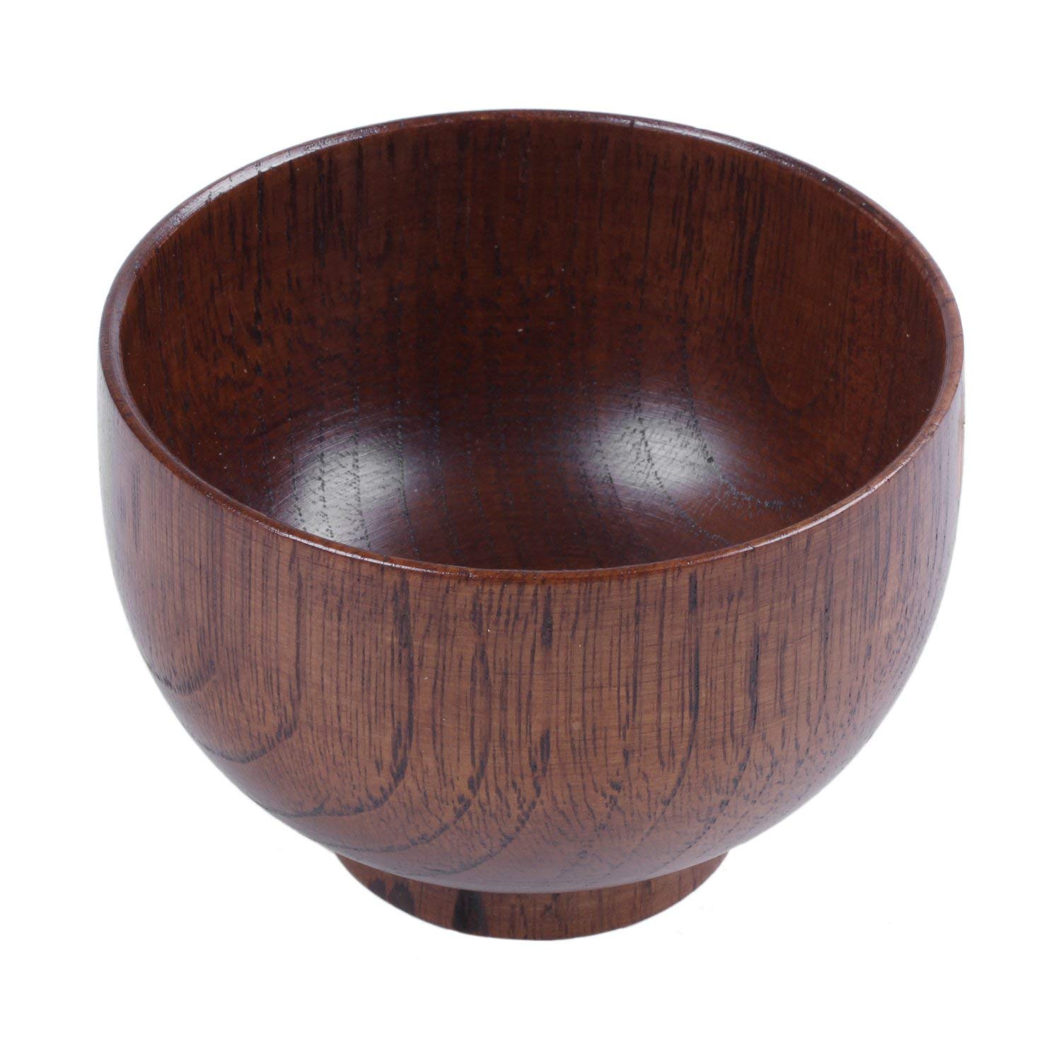 CTRLZS Wooden Bowls Wooden Soup Bowl Healthy Food Container Vintage Dinner Tableware Kitchen Accessories