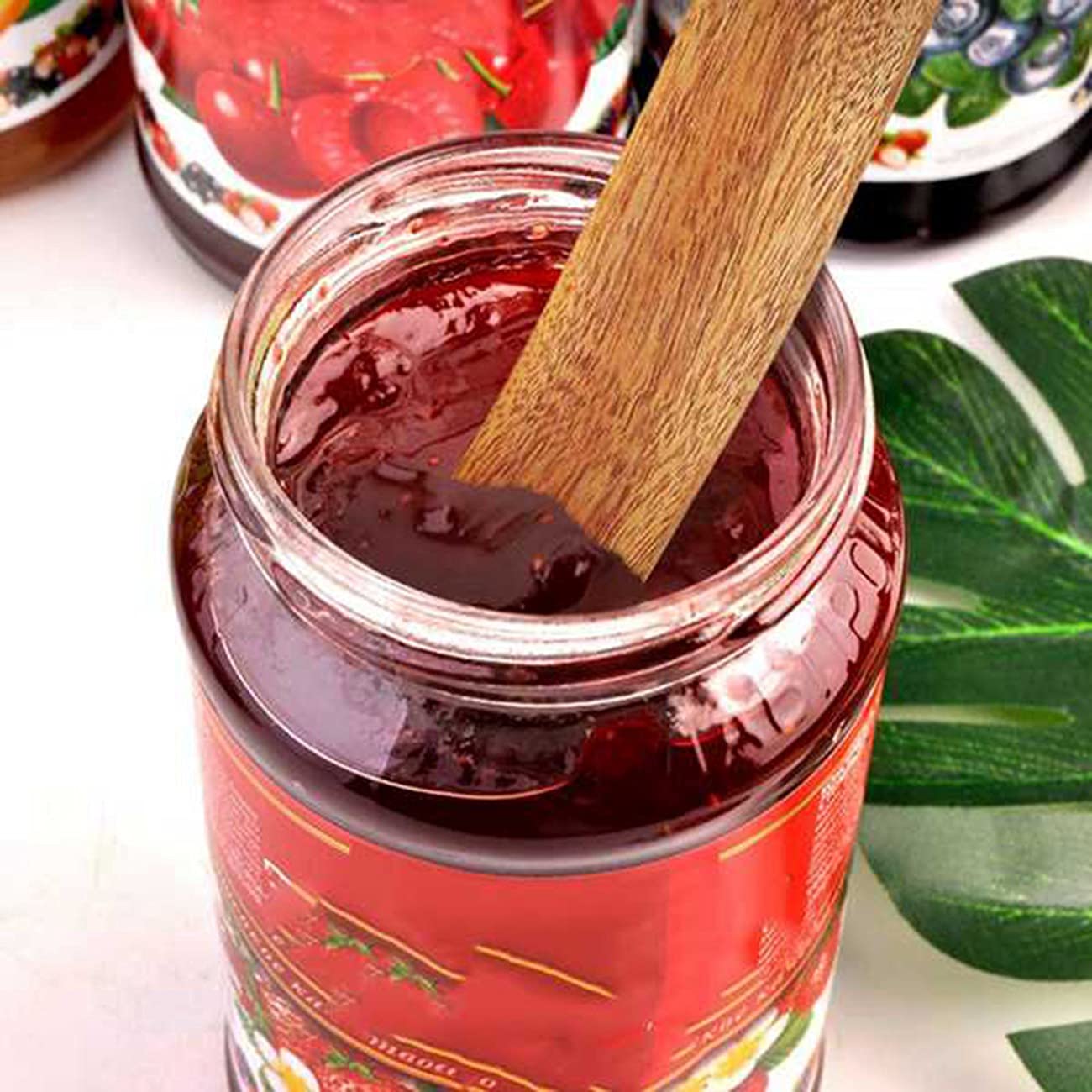 Przybory kuchenne, drewniana szpatułka Spurtle, narzędzia kuchenne Łyżki drewniane do gotowania Zestaw przyborów kuchennych do nabierania, mieszania, mieszania itp.