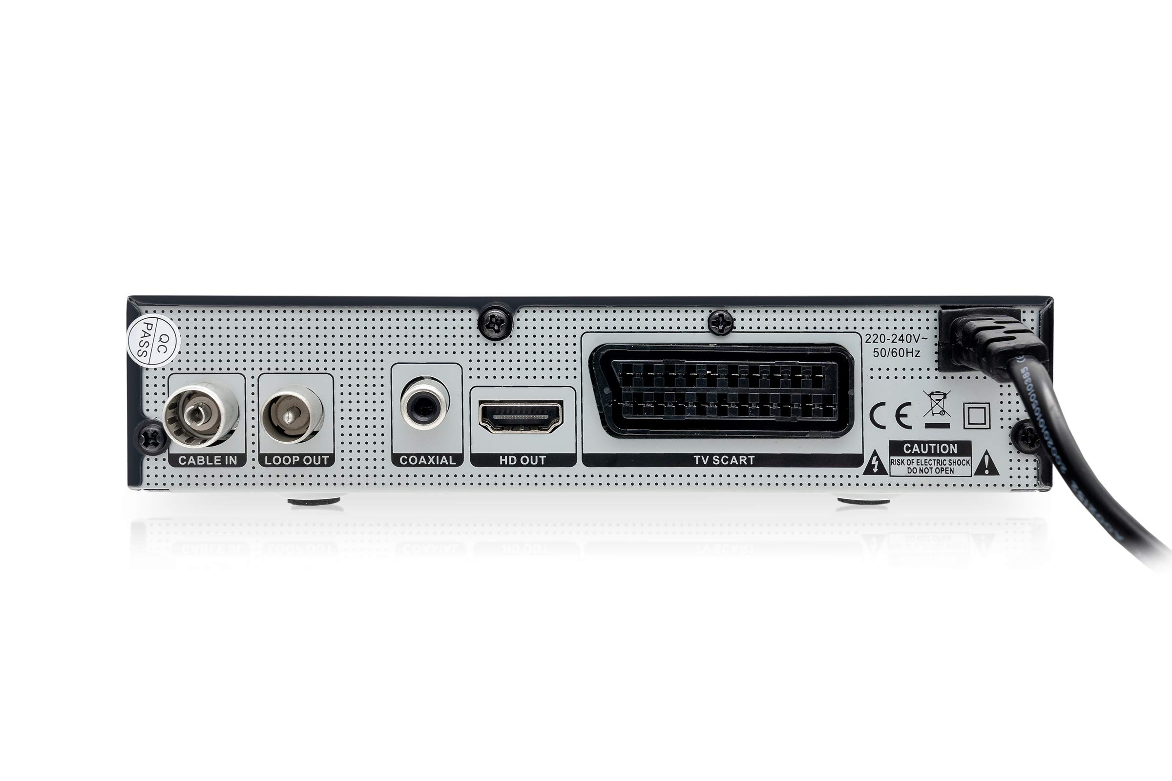 Full HD digitaler Kabel Receiver DVB-C / C2 mit Aufnahmefunktion PVR und Timeshift für alle Kabel-Anbieter mit HDMI | SCART | USB | Auto- Installation | Mediaplayer | 1080p | MKV