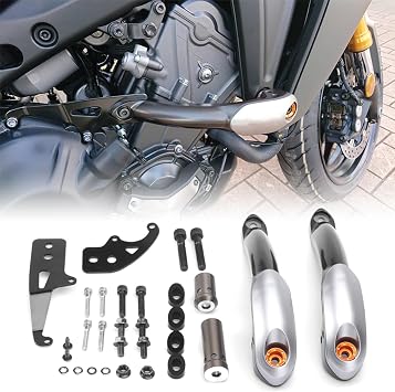 Motorcycle Frame Sliders for YAMAHA MT-09 MT09 SP TRACER 9 GT 9GT XSR900 XSR 900 Axle Slider Engine Anti Falling Crash Protector Guard Bar CNC Aluminum Frame Slider Kit