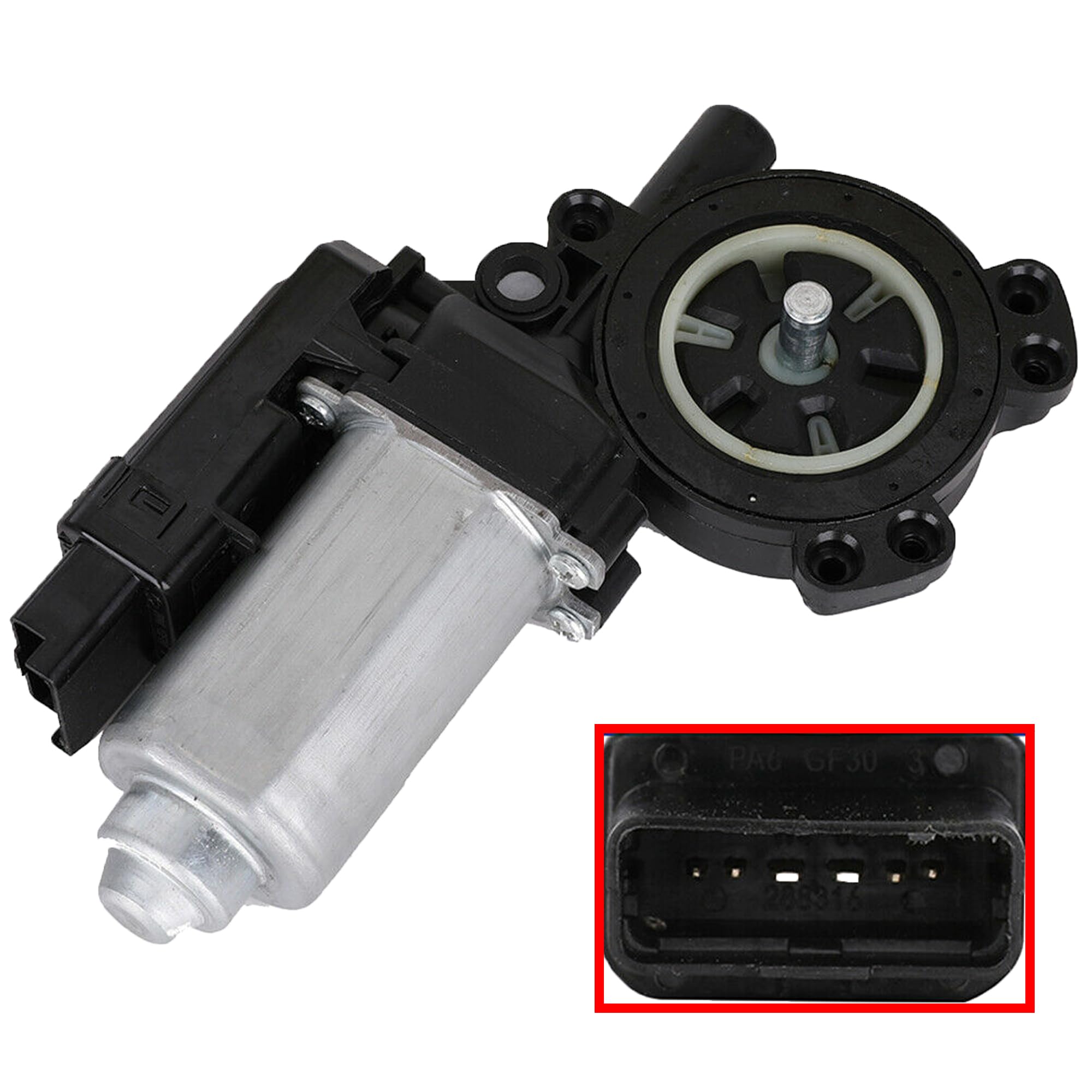 Partsline Mécanisme avec Moteur et Temic de Lève-Vitre Électrique Avant Gauche (côté conducteur) Version CONFORT compatible avec Modus/Grand Modus (2004-2012) - 8200335242 8200748377