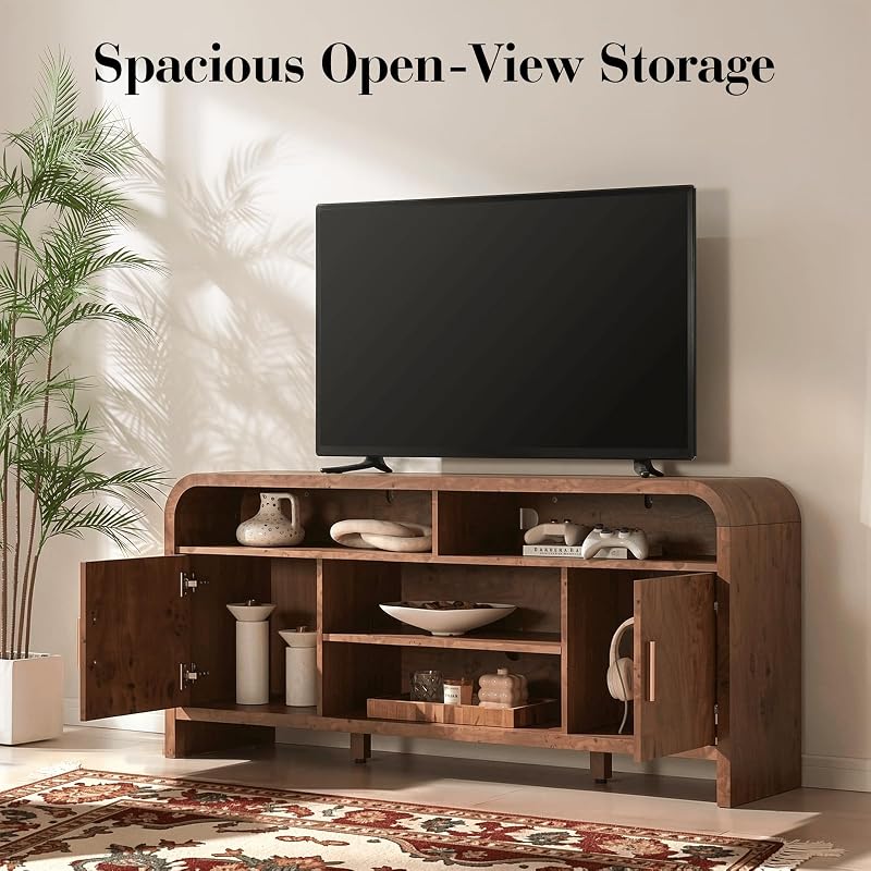 Curved Profile TV Stand for TVs Up to 65" image 6