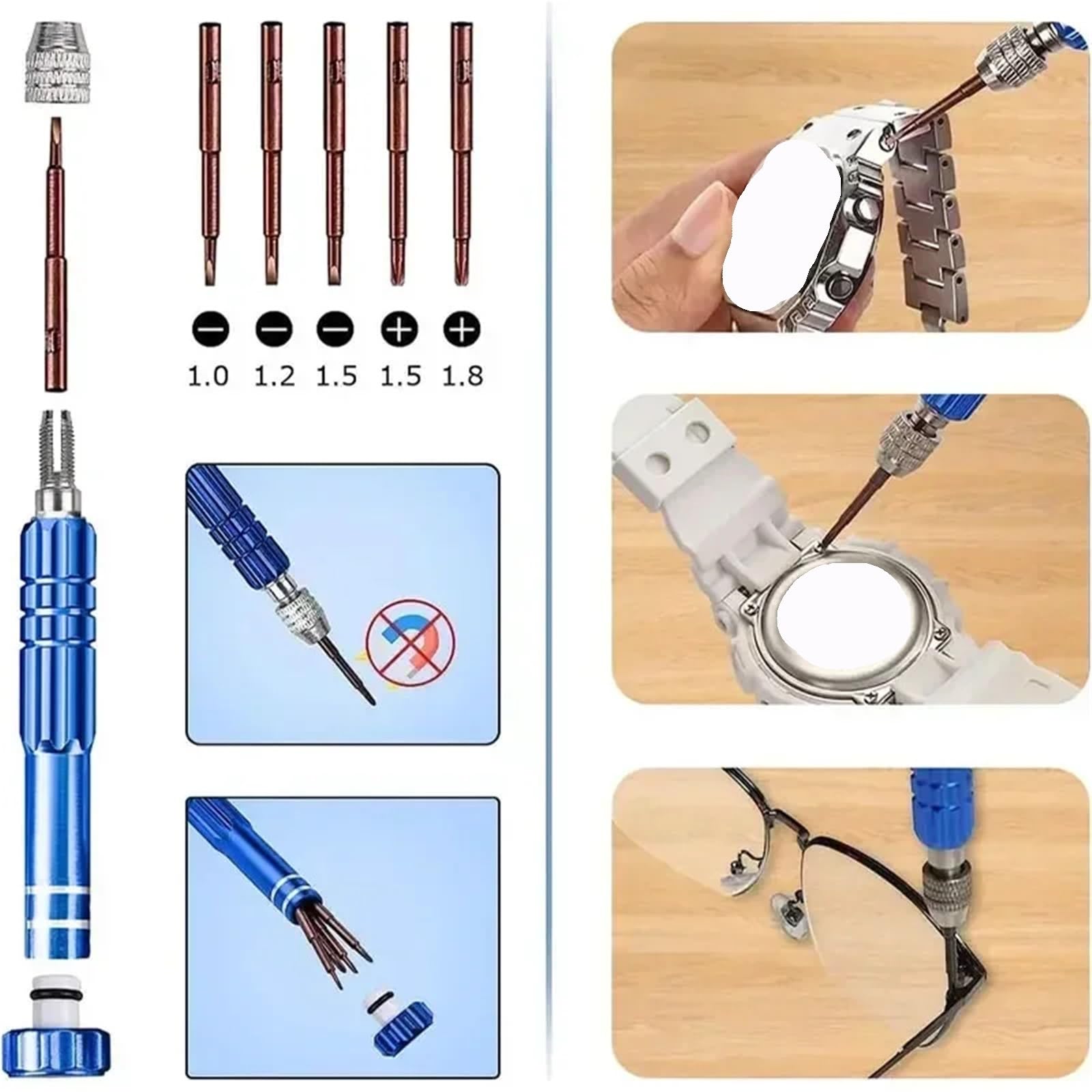 Kit de reparación Relojes 29 Piezas