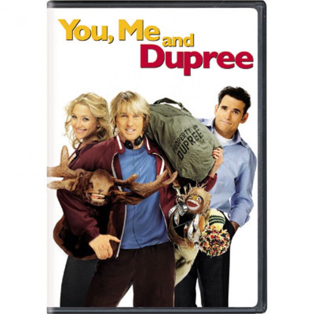 You, Me and Dupree (Full Screen Edition) : Owen Wilson, Kate Hudson, Matt  Dillon, Michael Douglas, Seth Rogen, Amanda Detmer, Bill Hader, Lance  Armstrong, Anthony Russo, Joe Russo, Mary Parent, Scott Stuber, Owen  Wilson, Michael ... - Amazon.com