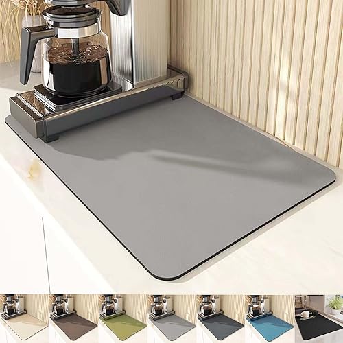 Yullows-Yullows - Tapete de drenaje para cocina, súper absorbente, plegable, para secar platos, sin enjuague, para encimeras, sin marcas de agua,