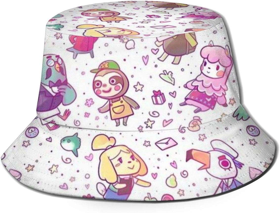 Anime Game Men Women Bucket Hat Fisherman Summer Sun Cap Travel Beach