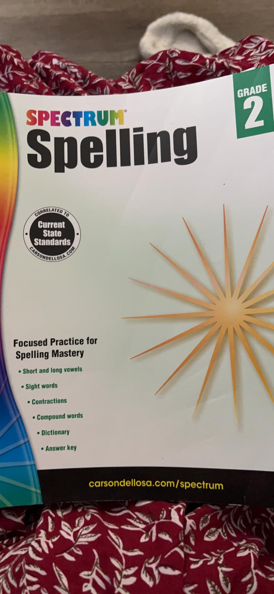 Spectrum 2nd Grade Spelling Workbook, Ages 7 to 8, Spelling