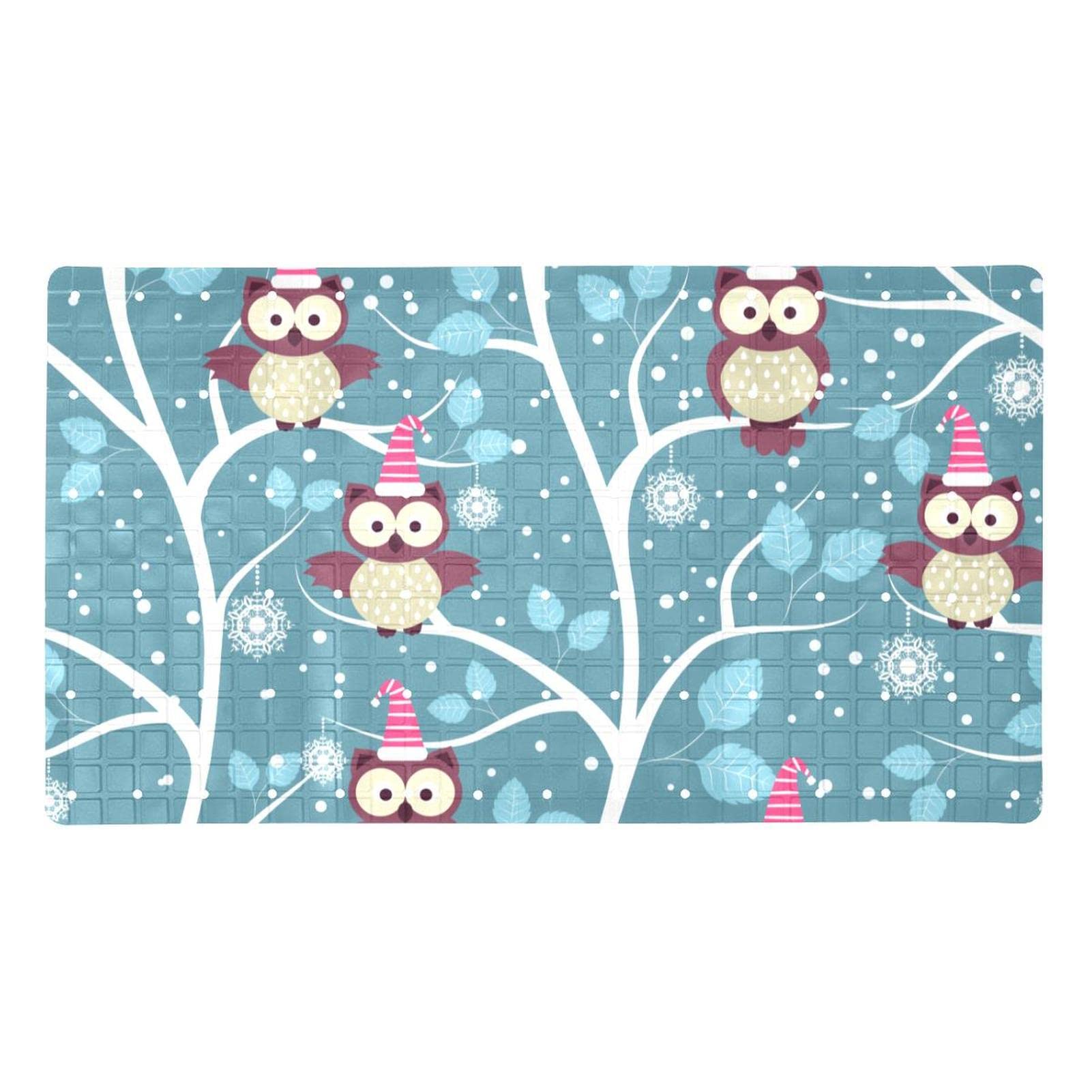 Tapis de douche pour bébé et adultes antidérapant dimensions 14,7x26,9 pouces